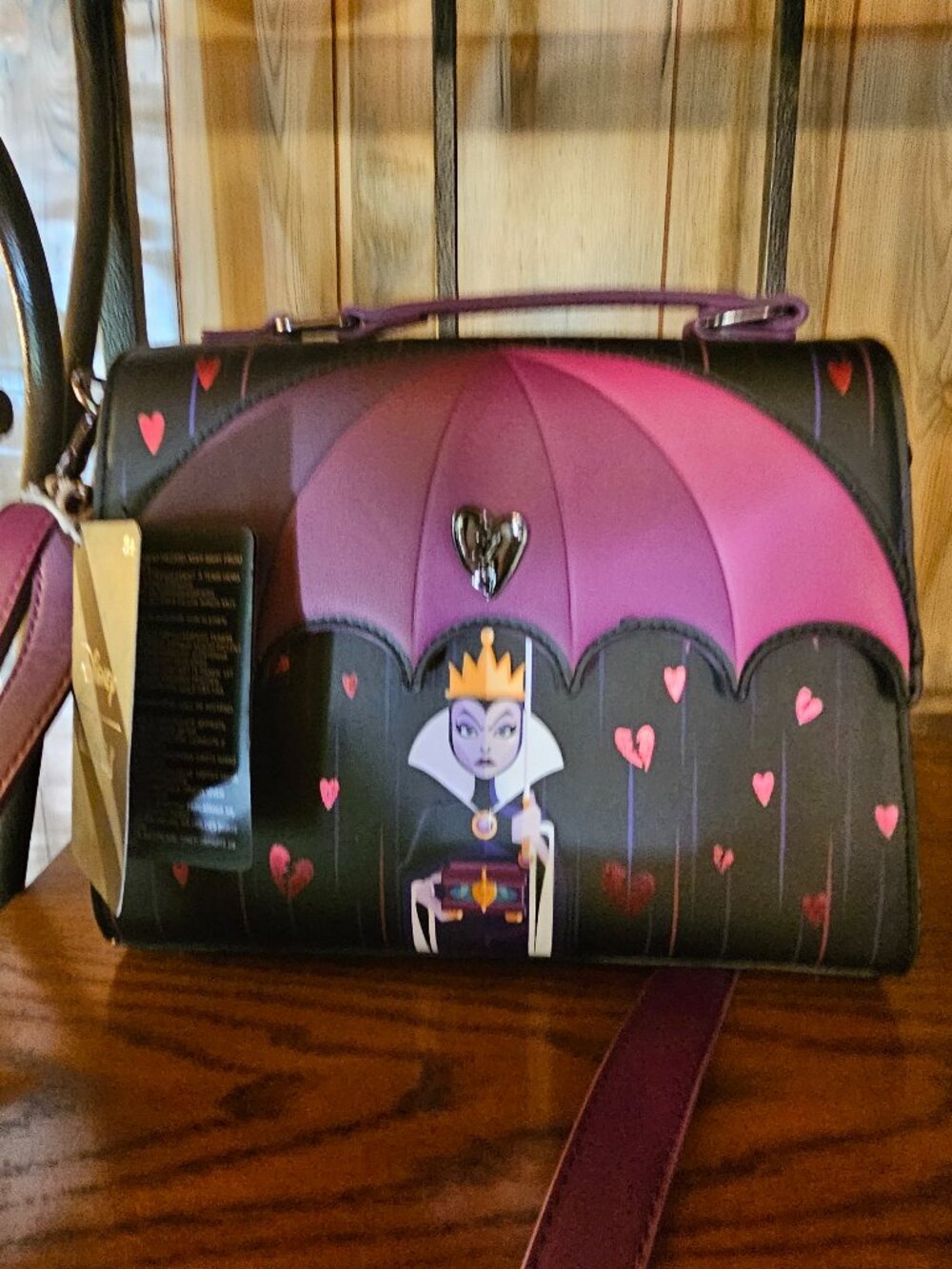 Loungefly Disney Curse Your Hearts Crossbody New with Tags